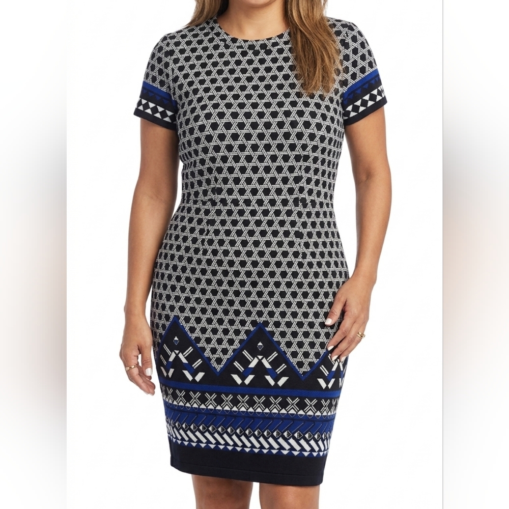 H&M Structured Knit Bodycon Dress Size L